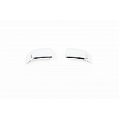 Putco Exterior Mirror Cover Driver And Passenger Side Silver ABS Plastic Set Of 2 - 401161