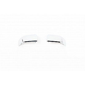 Putco Exterior Mirror Cover Driver And Passenger Side Silver ABS Plastic Set Of 2 - 401161