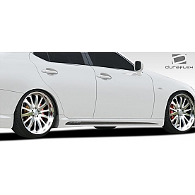 Extreme Dimensions Side Skirt - Primered Fiberglass Reinforced Plastic Black Set of 2 - 107774