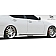Extreme Dimensions Side Skirt - Primered Fiberglass Reinforced Plastic Black Set of 2 - 107774