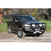 ARB Bumper Steel Powder Coated Deluxe Bar Black 1-Piece - 3462040