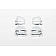 Putco Exterior Mirror Cover Driver And Passenger Side Silver ABS Plastic Set Of 2 - 401162