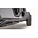 Fab Fours Rocker Panel Guard - Black Oval Tube Bare Steel - JT20G1850B
