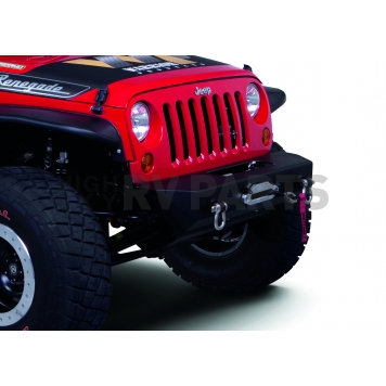 Warrior Products Bumper Rock Crawler 1-Piece Design Steel Black - 597-2