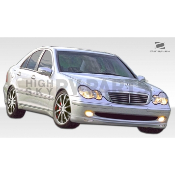 Extreme Dimensions Side Skirt - Primered Fiberglass Reinforced Plastic Black Set of 2 - 107069-1