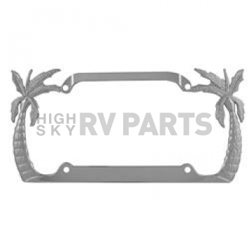 Pilot Automotive License Plate Frame - Silver Die Cast Zinc - WL104C