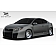 Extreme Dimensions Side Skirt - Primered Fiberglass Reinforced Plastic Black Set of 2 - 107053