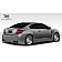 Extreme Dimensions Side Skirt - Primered Fiberglass Reinforced Plastic Black Set of 2 - 107053