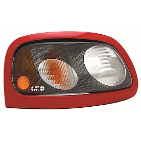 GT Styling Headlight Cover - Composilite Carbon Fiber Full Cover Set Of 2 - 968075
