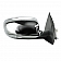 K-Source Exterior Mirror Manual Rectangular Black Single - 60625C