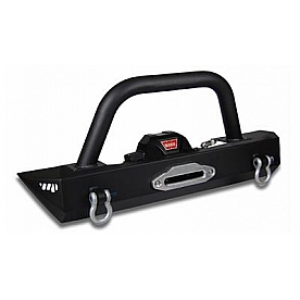 Warrior Products Bumper Rock Crawler 1-Piece Design Steel Black - 59730