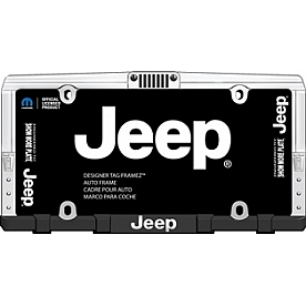 Chroma Graphics License Plate Frame - Jeep Plastic - 42517