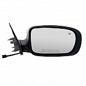 K-Source Exterior Mirror Manual Rectangular Black Single - 60627C