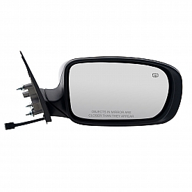 K-Source Exterior Mirror Manual Rectangular Black Single - 60627C