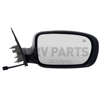 K-Source Exterior Mirror Manual Rectangular Black Single - 60627C