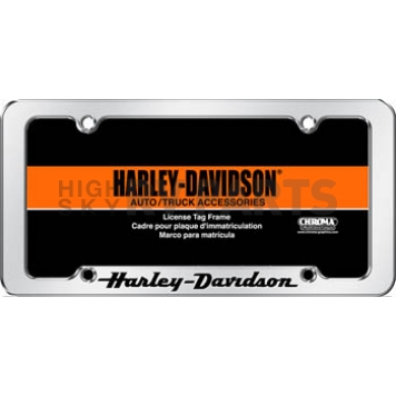 Chroma Graphics License Plate Frame - Harley Davidson Script - 6305