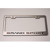 American Car Craft License Plate Frame - Grand Sport Stainless Steel - 042132