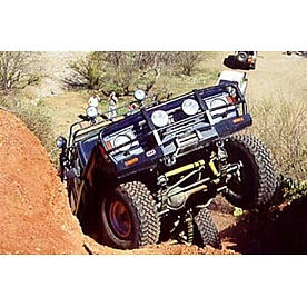 ARB Bumper Steel Powder Coated Deluxe Bar Black 1-Piece - 3410100