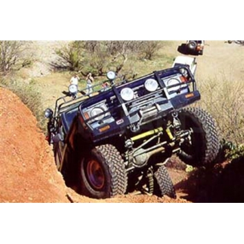 ARB Bumper Steel Powder Coated Deluxe Bar Black 1-Piece - 3410100
