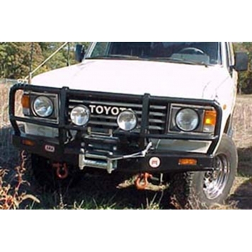 ARB Bumper Steel Powder Coated Deluxe Bar Black 1-Piece - 3410100-1