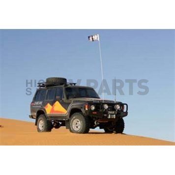ARB Bumper Steel Powder Coated Deluxe Bar Black 1-Piece - 3410100-2