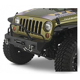Warrior Products Bumper Rock Crawler 1-Piece Design Steel Black - 59755