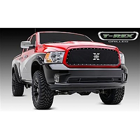 T-Rex Truck Products Grille Insert - Mesh  Black Powder Coated Mild Steel - 6714581