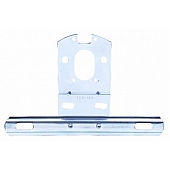 Peterson Mfg. License Plate Bracket - Silver Steel - B42809