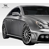 Extreme Dimensions Side Skirt - Primered Fiberglass Reinforced Plastic Black Set of 2 - 107131