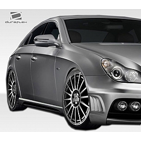 Extreme Dimensions Side Skirt - Primered Fiberglass Reinforced Plastic Black Set of 2 - 107131