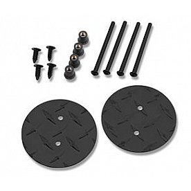Warrior Products Exterior Mirror Cover Driver And Passenger Side Black Set Of 2 - 1506PC