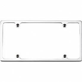 Billet Specialties License Plate Frame - Silver Aluminum - 55020