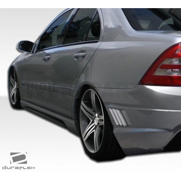 Extreme Dimensions Side Skirt - Primered Fiberglass Reinforced Plastic Black Set of 2 - 107135-2