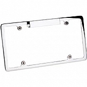 Billet Specialties License Plate Frame - Silver Aluminum - 55220