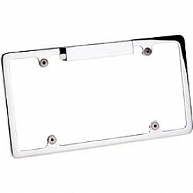 Billet Specialties License Plate Frame - Silver Aluminum - 55220
