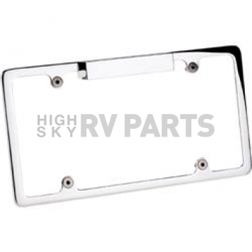Billet Specialties License Plate Frame - Silver Aluminum - 55220