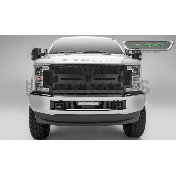 T-Rex Truck Products Grille Insert - Mesh Rectangular Black Powder Coated Steel - 6715471BR