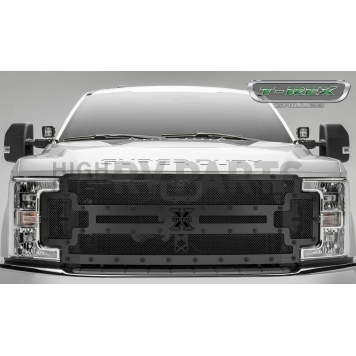 T-Rex Truck Products Grille Insert - Mesh Rectangular Black Powder Coated Steel - 6715471BR-1