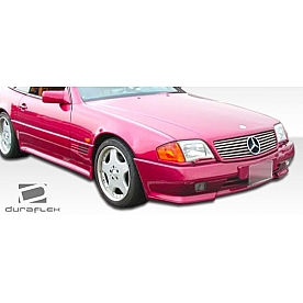 Extreme Dimensions Side Skirt - Primered Fiberglass Reinforced Plastic Black Set of 2 - 107189