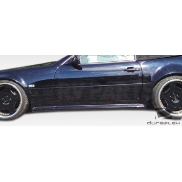 Extreme Dimensions Side Skirt - Primered Fiberglass Reinforced Plastic Black Set of 2 - 107189-3