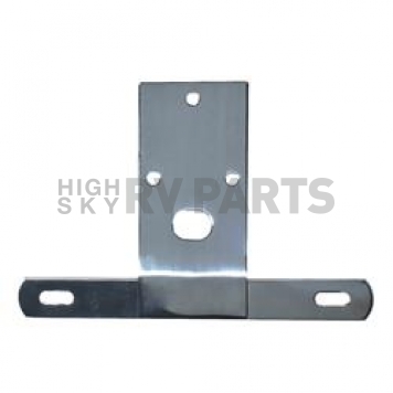 Rugged Ridge License Plate Bracket - Silver Stainless Steel - 1113601