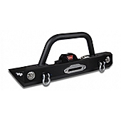 Warrior Products Bumper 1-Piece Design Steel Black - 59830