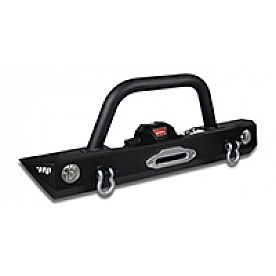 Warrior Products Bumper 1-Piece Design Steel Black - 59830
