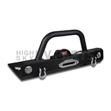 Warrior Products Bumper 1-Piece Design Steel Black - 59830