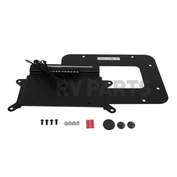 Kentrol License Plate Frame - Black Stainless Steel - 80703