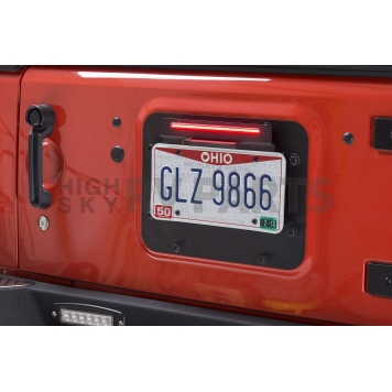 Kentrol License Plate Frame - Black Stainless Steel - 80703-9