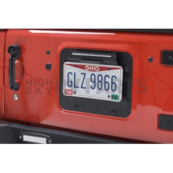 Kentrol License Plate Frame - Black Stainless Steel - 80703-8