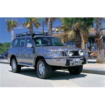 ARB Bumper Steel Powder Coated Deluxe Bar Black 1-Piece - 3413050
