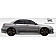 Extreme Dimensions Side Skirt - Primered Fiberglass Reinforced Plastic Black Set of 2 - 107269