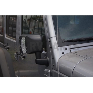 DV8 Offroad Exterior Mirror Cover Black Set Of 2 - BCME27W3W-4